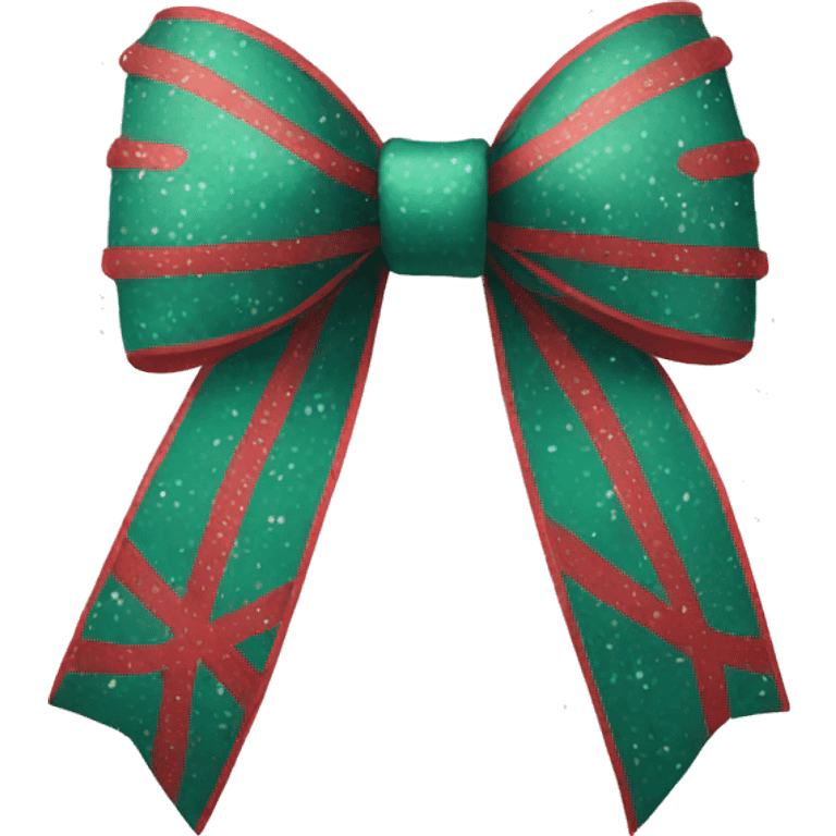 cute christmas bow emoji