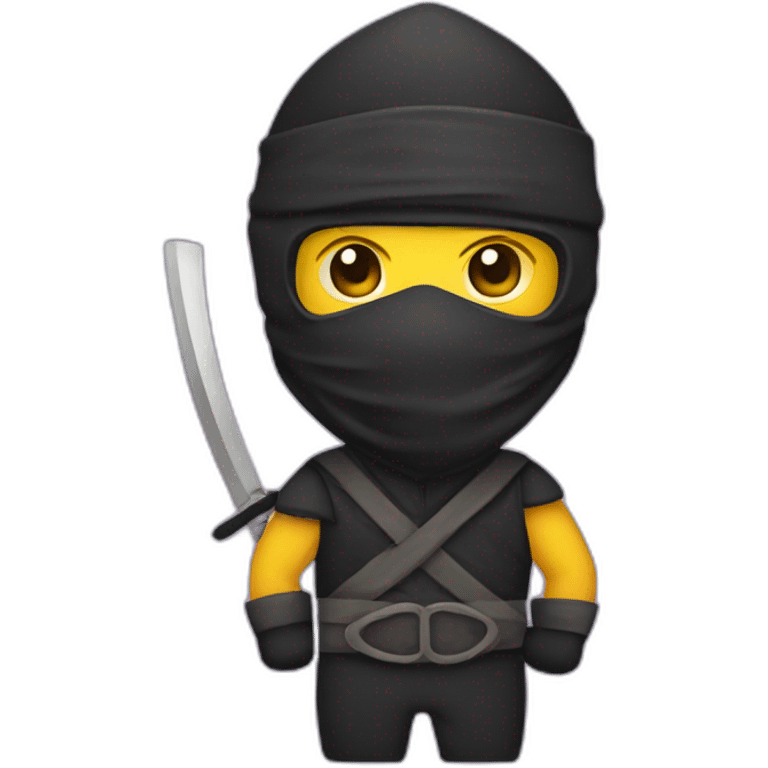 Ninja in disco costume emoji