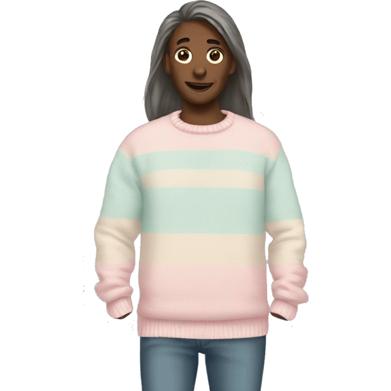 Pastel sweater emoji