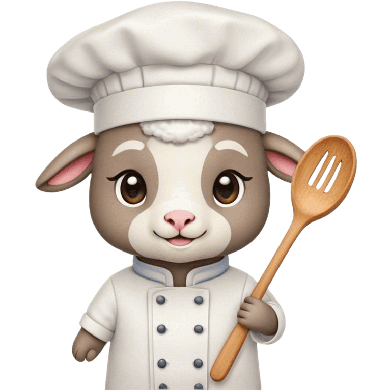 Lamb as a cook emoji