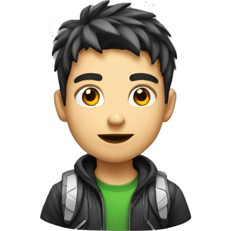 Young gamer boy emoji