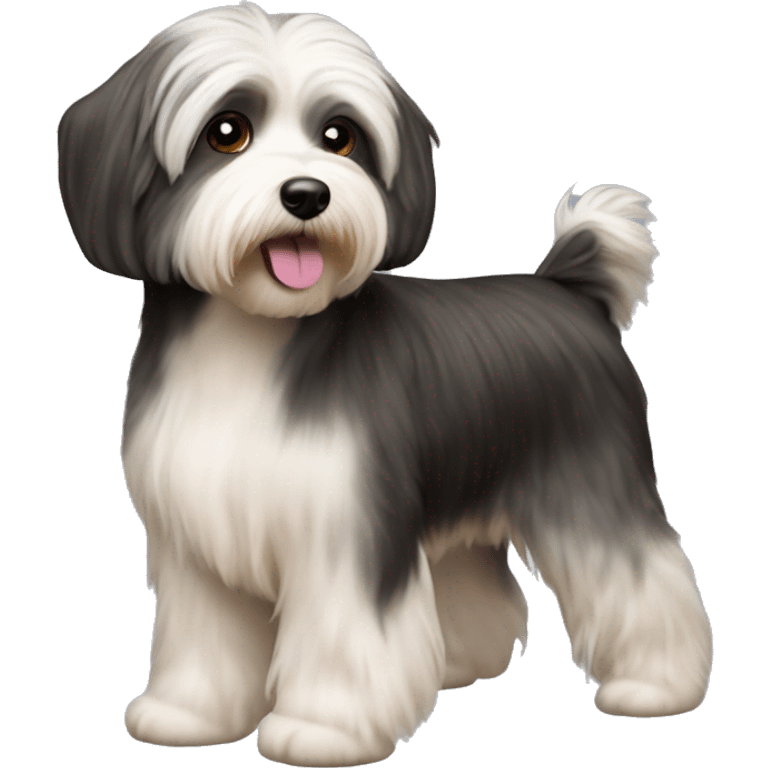 Short hair havanese dog   emoji