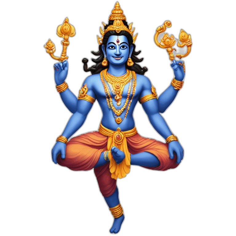 Shiva god in natraj emoji