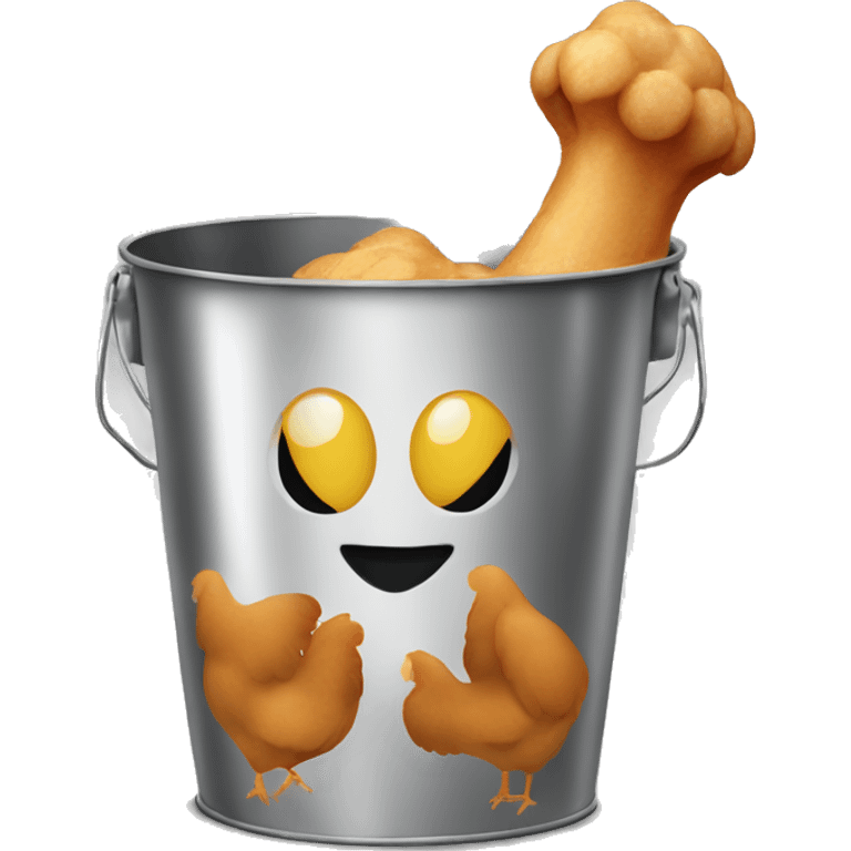 Bucket of chicken emoji