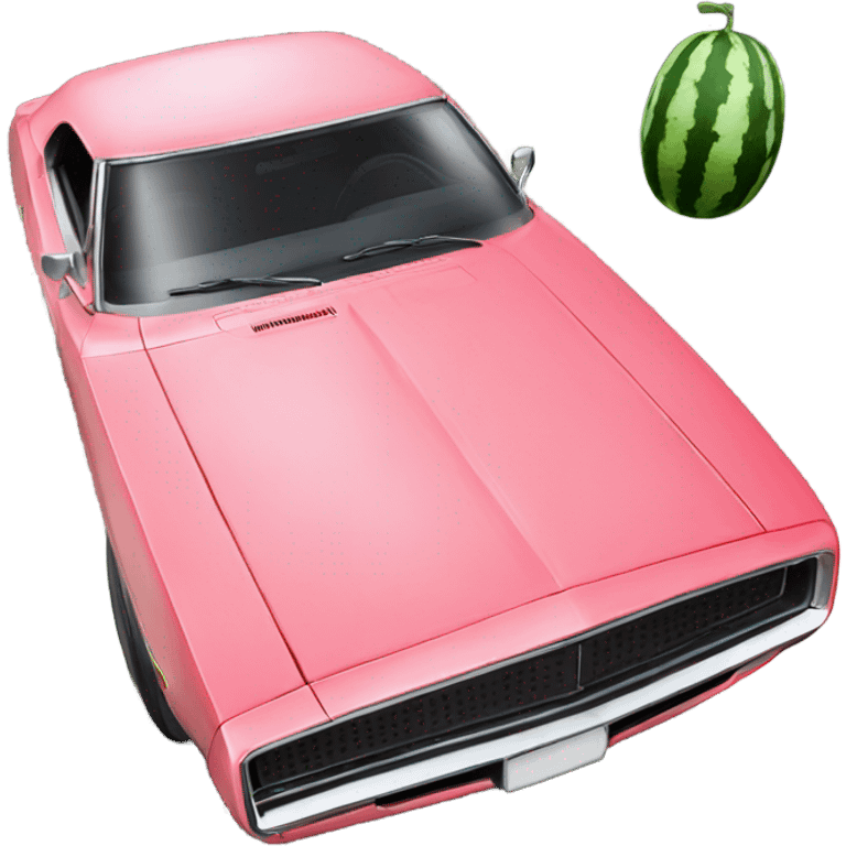 Watermelons Dodge Charger  emoji