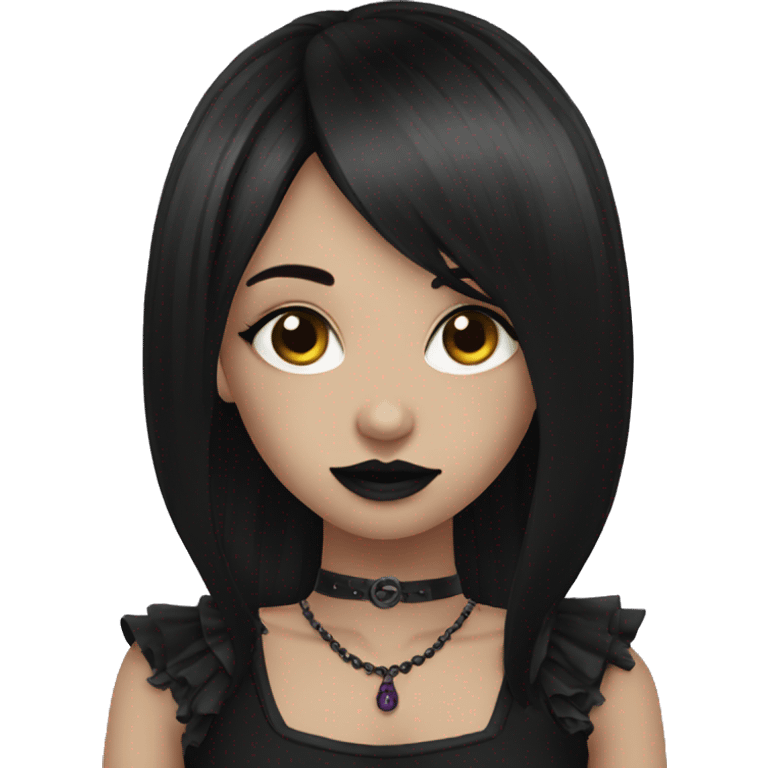 goth girl emoji