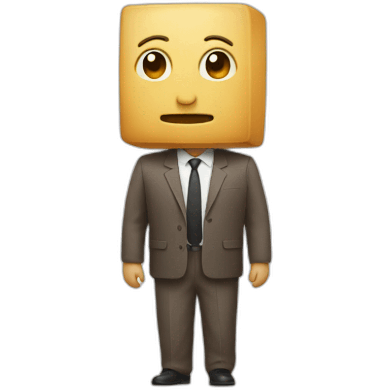 square head man emoji