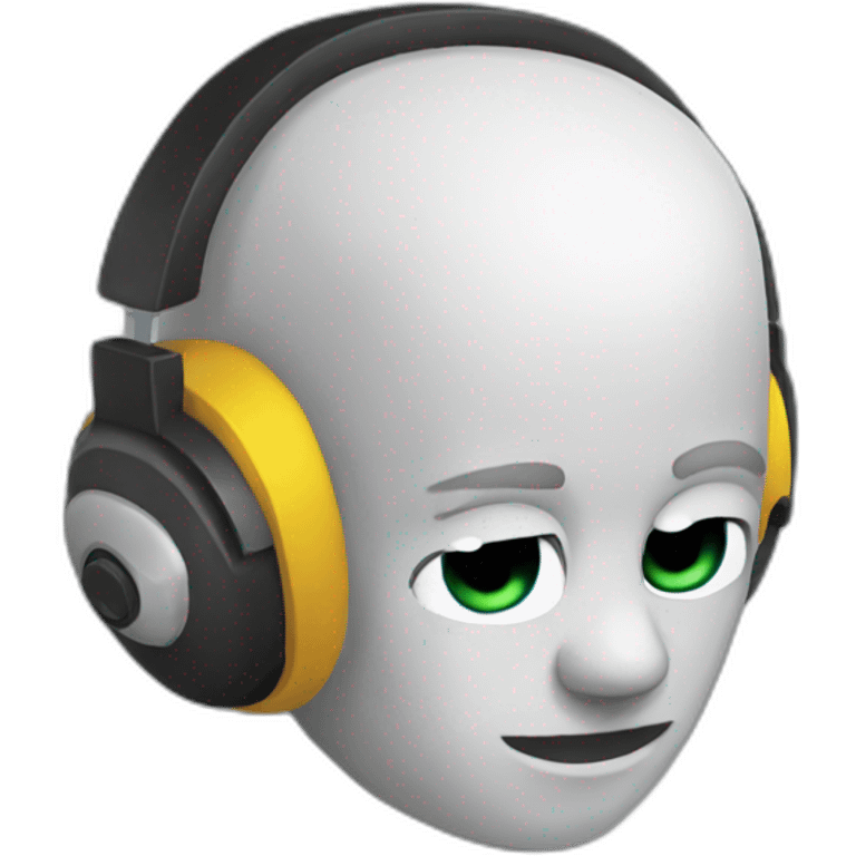 Sad headset  emoji