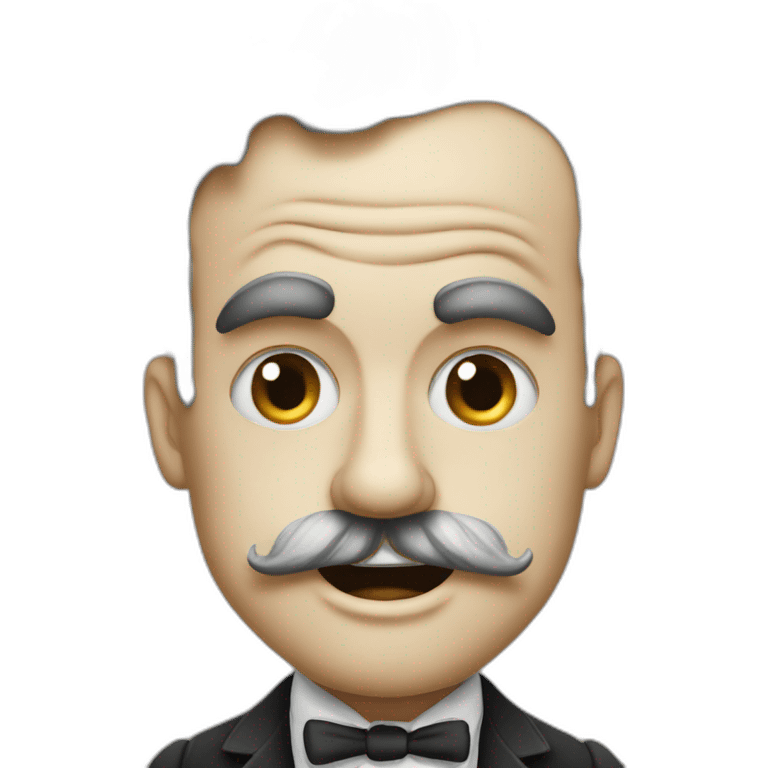 Angry Charlie chaplin emoji