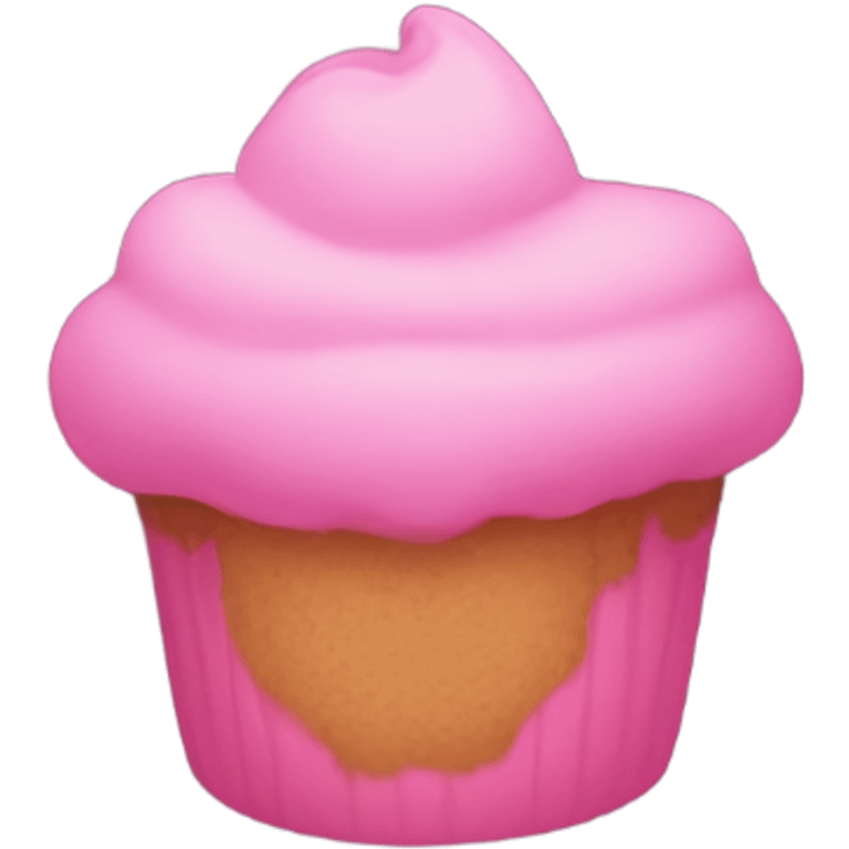 Pink muffin hearts emoji