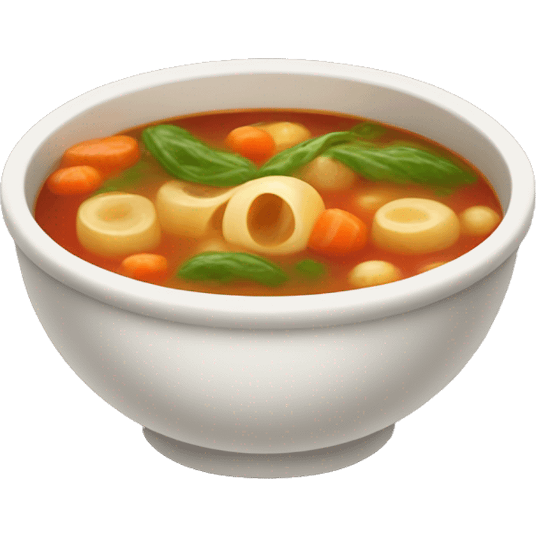 warm minestrone soup emoji