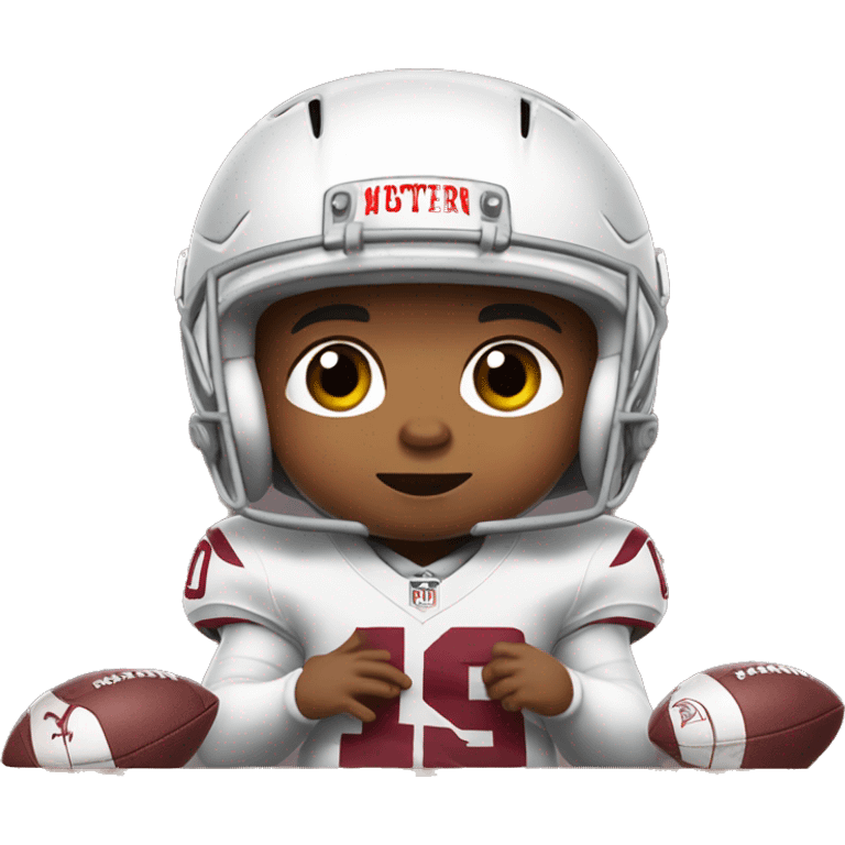 Kyler Murray as a baby playing video games emoji