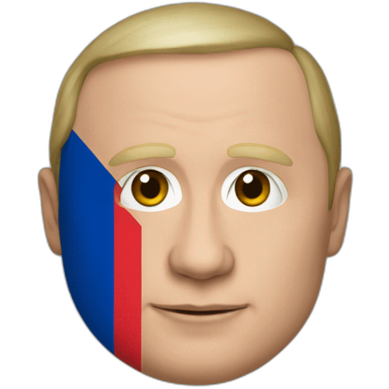 putin with georgia flag emoji