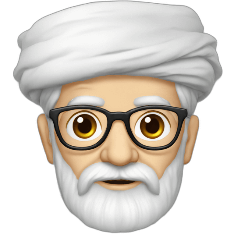 ayatollah khamenei with the pou on head emoji