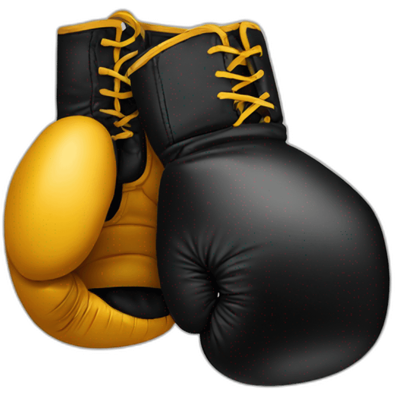 black boxing gloves  emoji