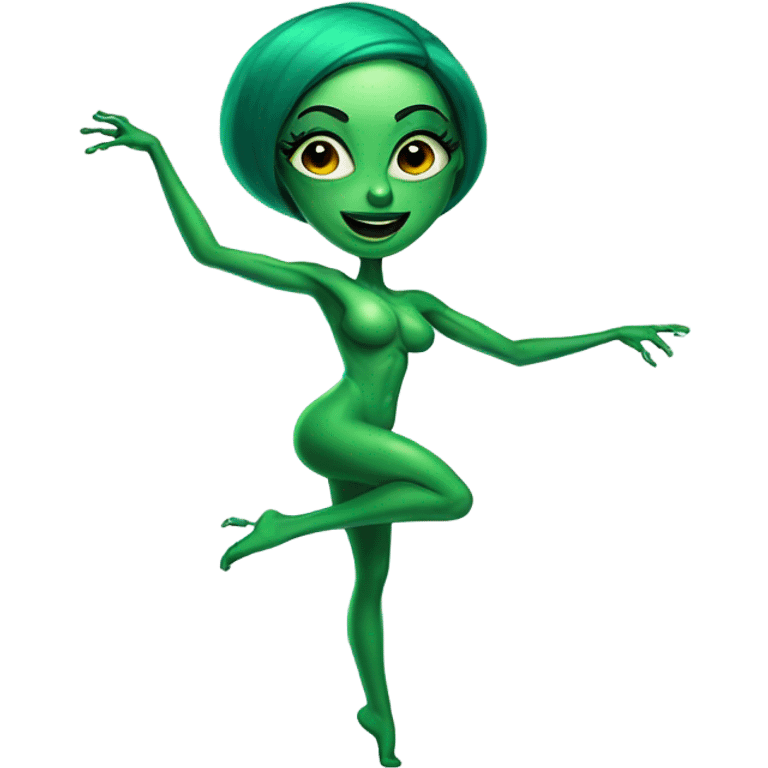 alien woman  Pole dancer emoji