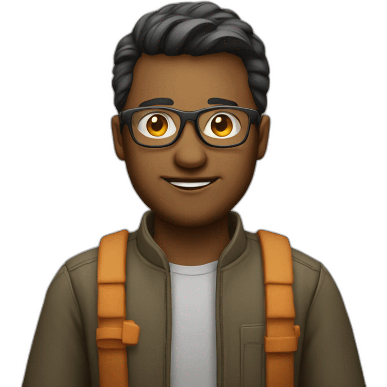 information technology developer men glasses emoji