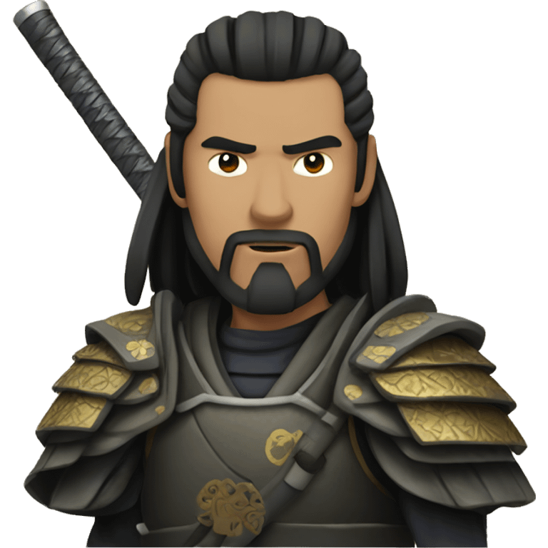 samurai with "Luthar" emoji