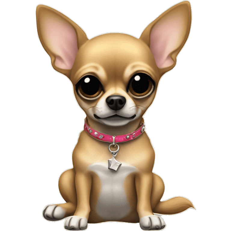 Fawn chihuahua rock n roll emoji