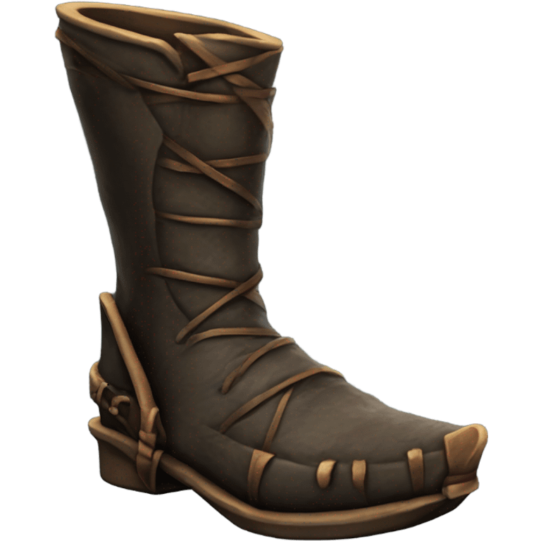 medieval boots emoji