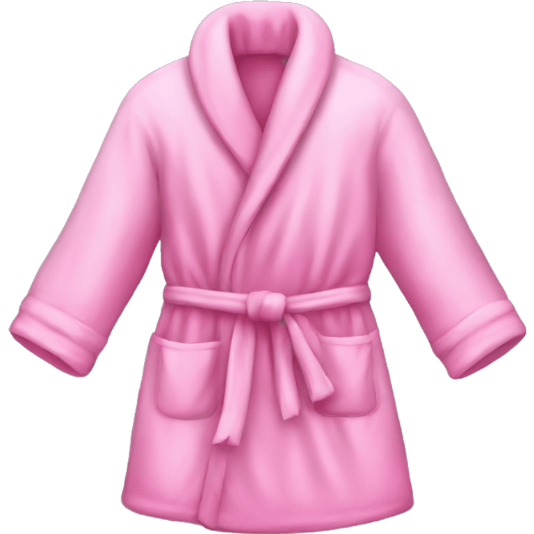 pink dressing gown emoji