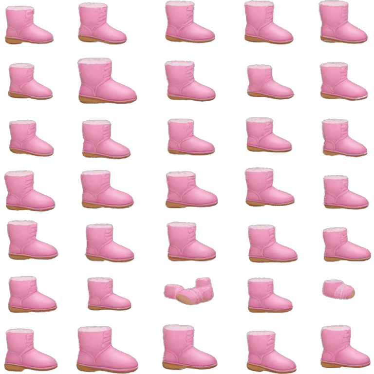 Pink uggs emoji