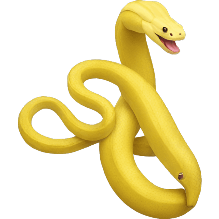 Banana mix snake emoji