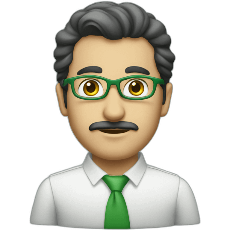 Saudi expert and import bank green emoji