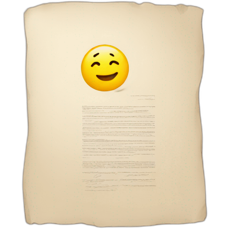 contract paper emoji