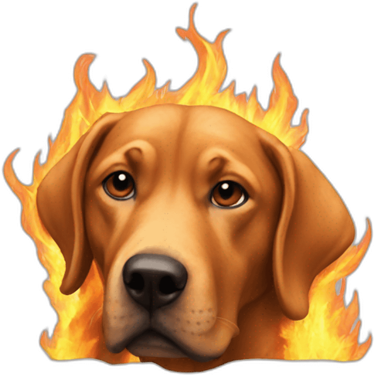 dog-in-fire-meme emoji