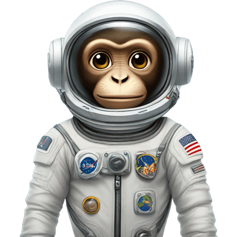 Monkey in a space suit emoji