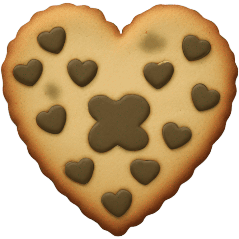 Tactical cookie heart emoji