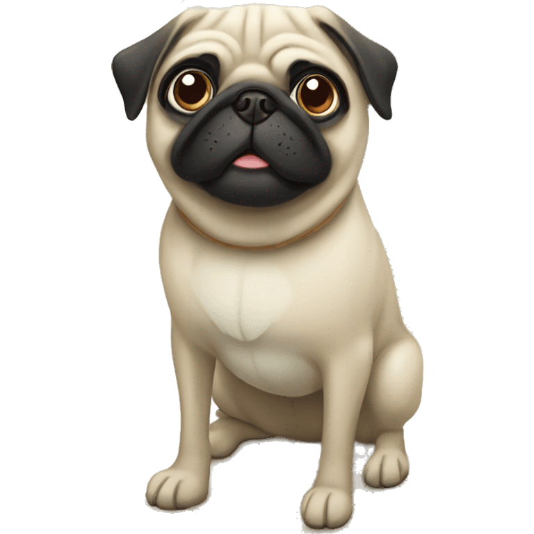 Pug dog emoji