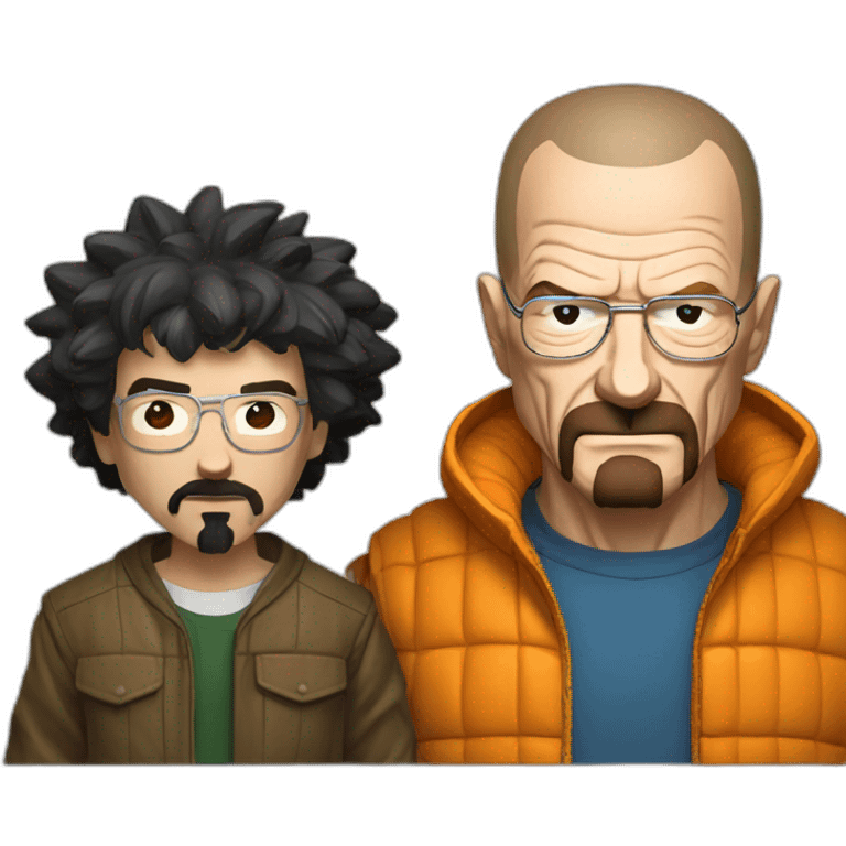 walter white and goku emoji