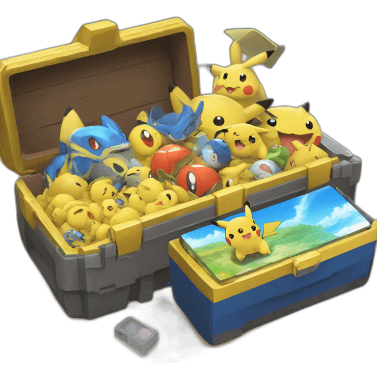 Pokemon Game Case Legendary Epic Random Loot Treasure emoji