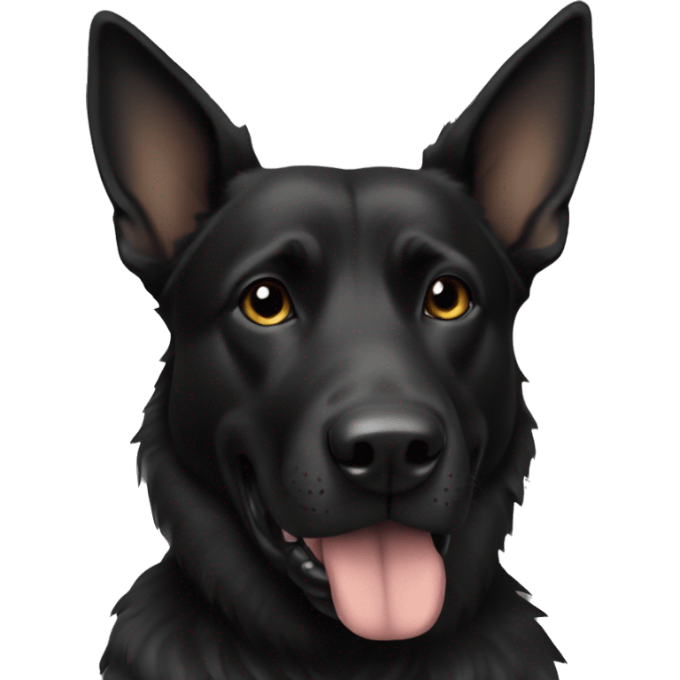 all black k9 emoji