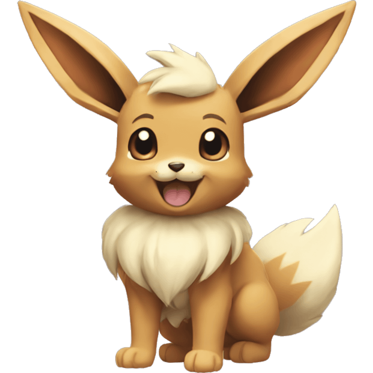 Pokémon eevee happy emoji