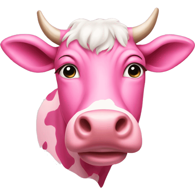 pink cow emoji