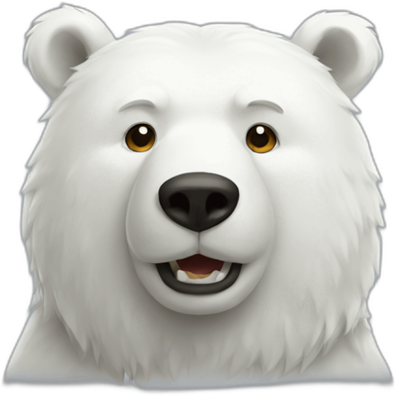 white bear emoji