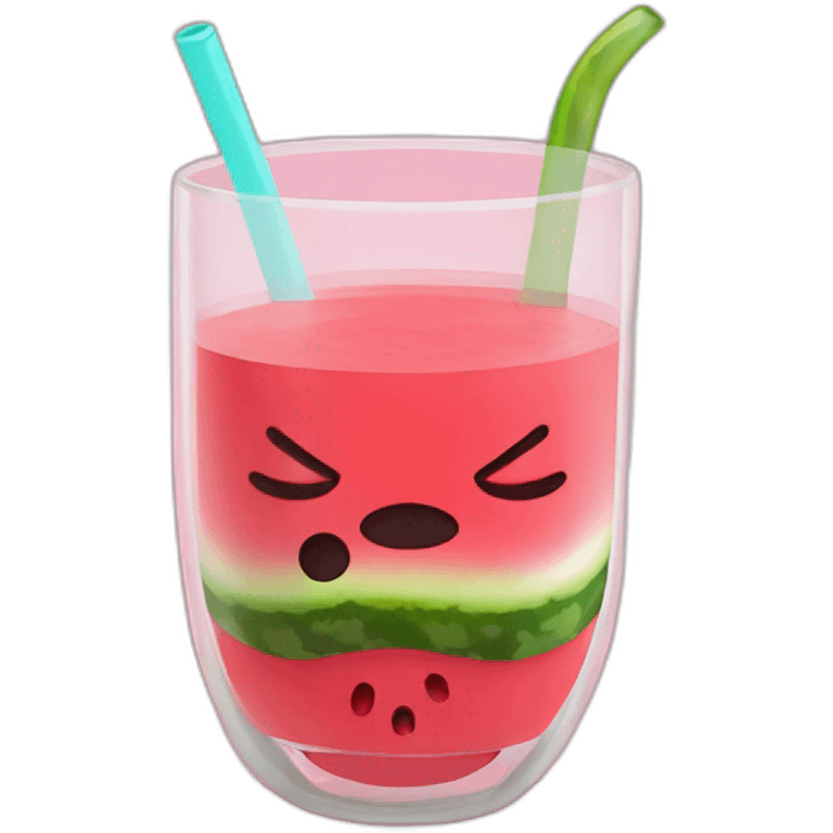 Ninja-blender-watermelon juice  emoji