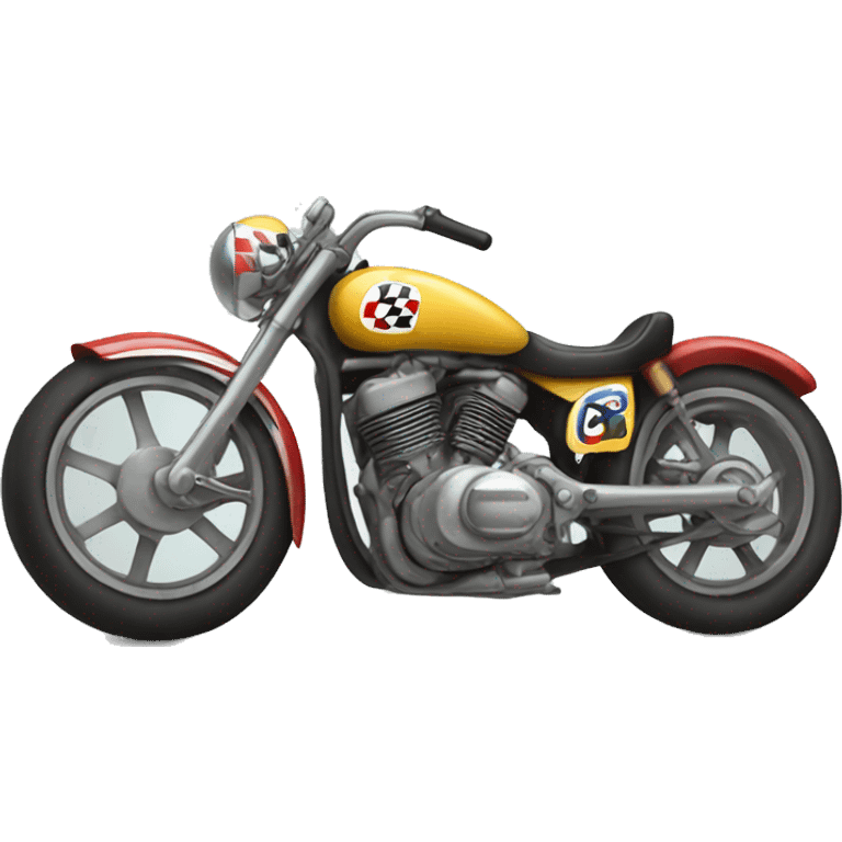 Speedway motorcycle emoji