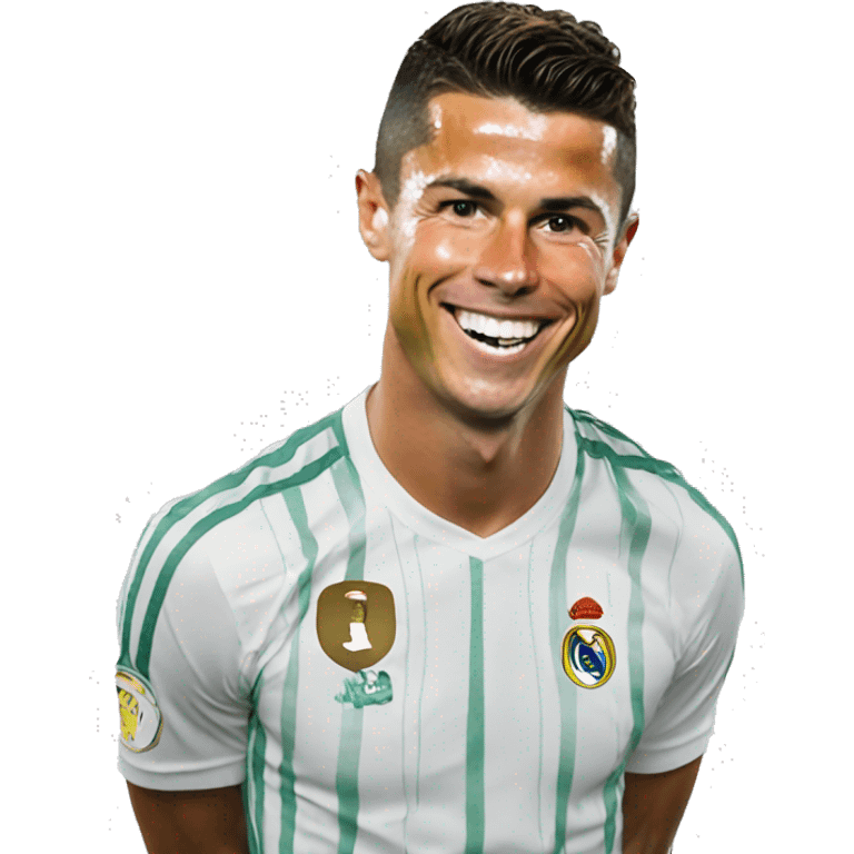 Do something funny with cristiano ronaldo emoji