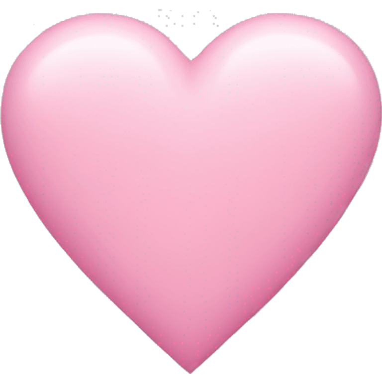 Pink pastel heart emoji