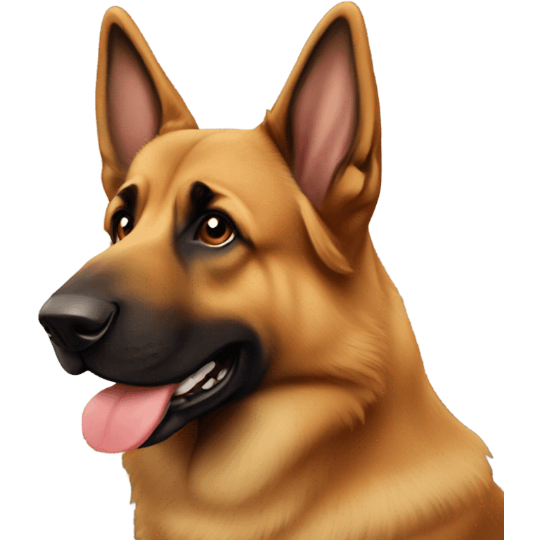 Brown German Shepard emoji