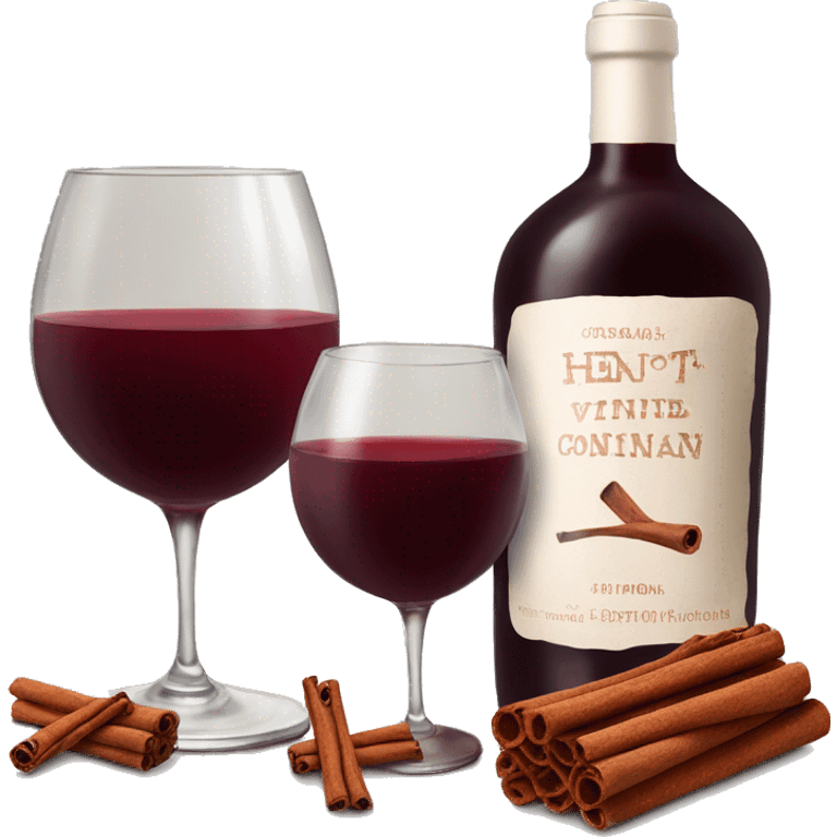 hot red wine with cinnamon emoji