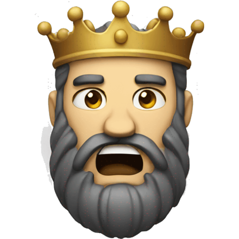 angry bearded king emoji