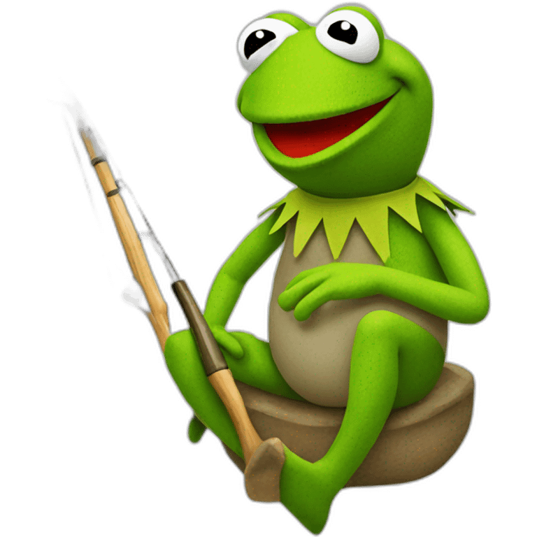 kermit fishing emoji