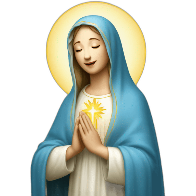 blessed Virgin Mary catholic emoji