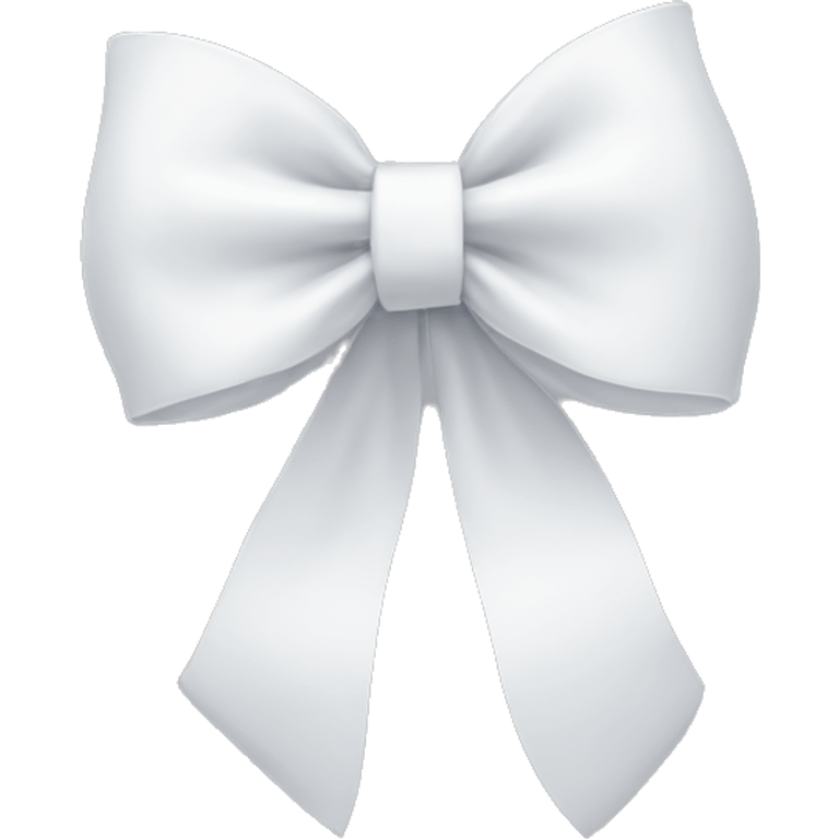 white bow emoji