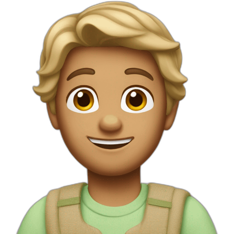 Disney character green toys story emoji